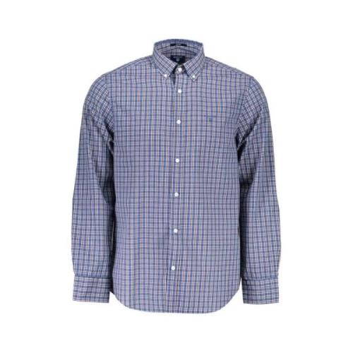 Paarse Button-Down Overhemd met Lange Mouwen Gant , Multicolor , Heren