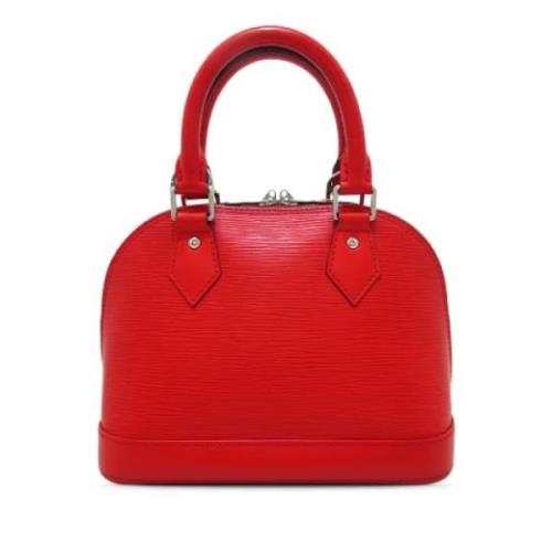 Pre-owned Leather louis-vuitton-bags Louis Vuitton Vintage , Red , Dam...