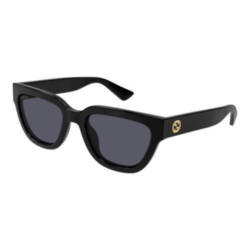 Zwart/Grijs Zonnebril Gg1578S Gucci , Black , Dames