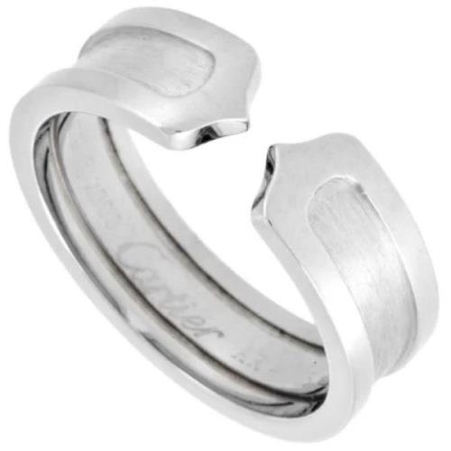 Pre-owned White Gold rings Cartier Vintage , Gray , Dames