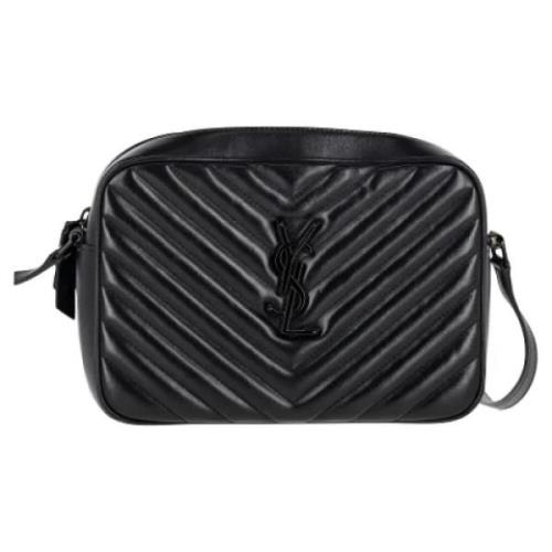 Pre-owned Leather crossbody-bags Yves Saint Laurent Vintage , Black , ...