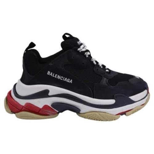 Pre-owned Polyester sneakers Balenciaga Vintage , Black , Dames