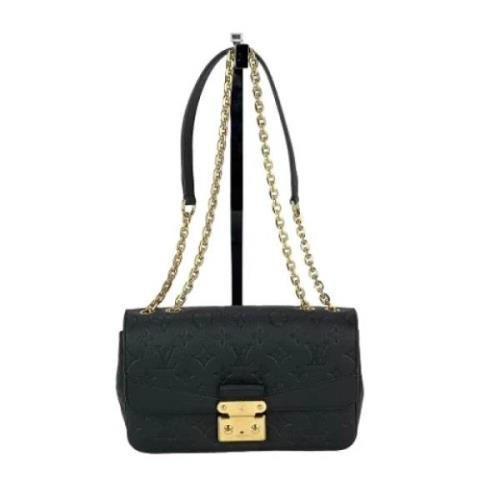 Pre-owned Leather louis-vuitton-bags Louis Vuitton Vintage , Black , D...