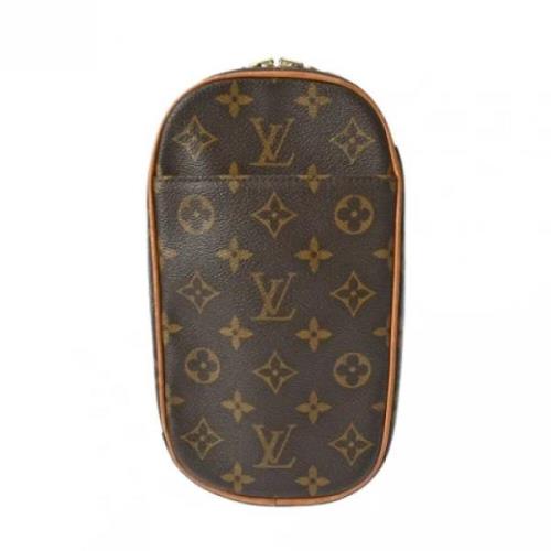 Pre-owned Canvas shoulder-bags Louis Vuitton Vintage , Brown , Heren