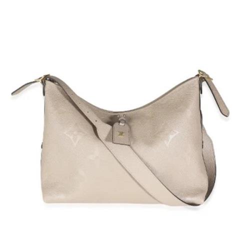 Pre-owned Leather louis-vuitton-bags Louis Vuitton Vintage , Gray , Da...