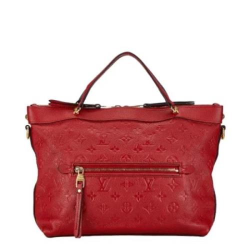 Pre-owned Leather shoulder-bags Louis Vuitton Vintage , Red , Dames