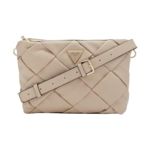 Dames Schoudertas - Trendy Stijl Guess , Beige , Dames