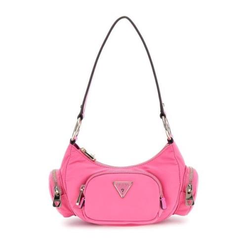 Eco Gemma Schoudertas Guess , Pink , Dames