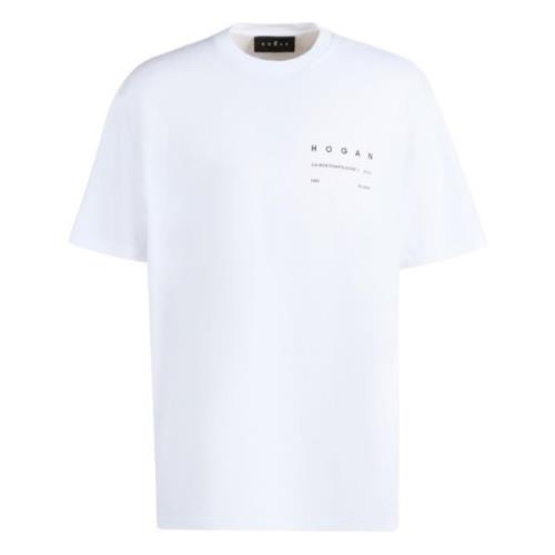 B001 Wit T-Shirt Hogan , White , Dames