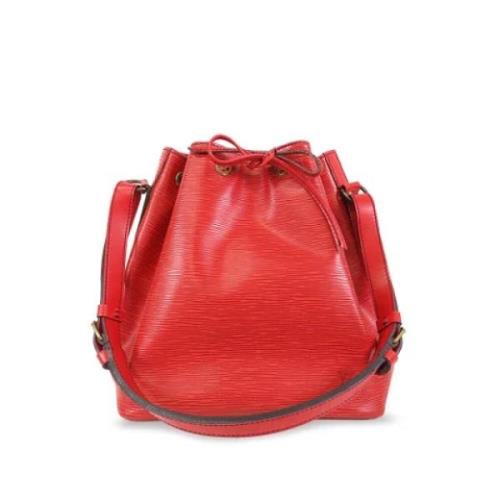 Pre-owned Leather louis-vuitton-bags Louis Vuitton Vintage , Red , Dam...