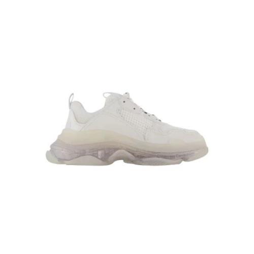 Leather sneakers Balenciaga , White , Dames