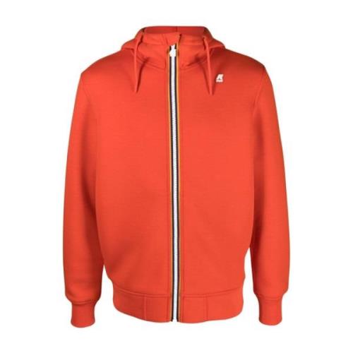 Orange Pumpkin Rainer Spacer Sweatshirt K-Way , Orange , Heren