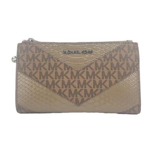 Jet Set Travel Portemonnee met Dubbele Rits Michael Kors , Gray , Dame...