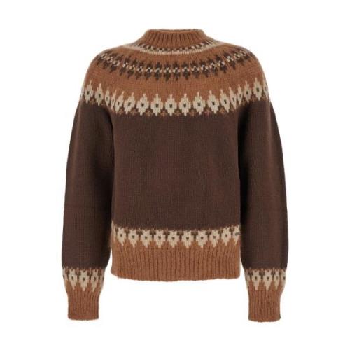 Berggeïnspireerde Trui Dsquared2 , Brown , Heren