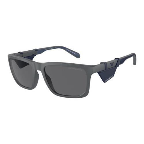 Stijlvolle Zonnebril in Zwart Emporio Armani , Black , Unisex