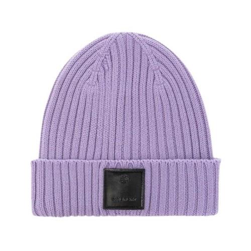 Elegante Paarse Wollen Fedora Hoed Givenchy , Purple , Unisex