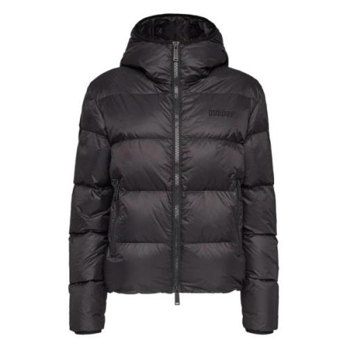 Zwarte Sportjas voor Mannen Dsquared2 , Black , Dames