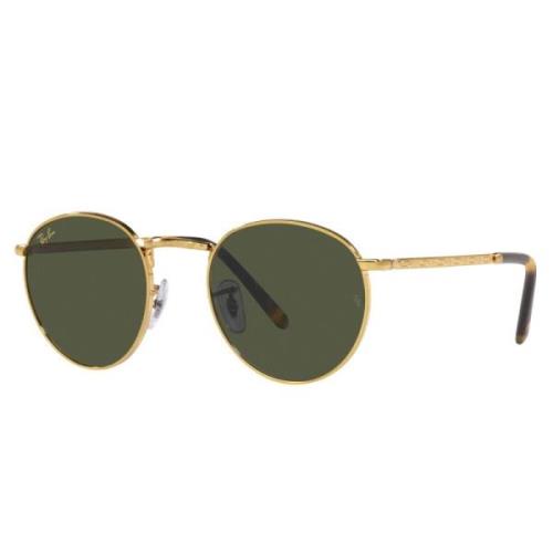 Nieuwe Round Rb3637 Zonnebril Groene Lenzen Ray-Ban , Yellow , Unisex