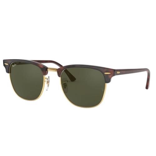 Klassieke Clubmaster Zonnebril Ray-Ban , Brown , Unisex