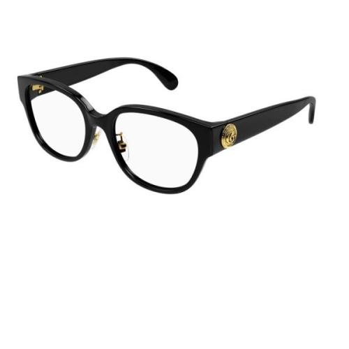 Klassieke zonnebril in zwart met transparant Gucci , Black , Dames