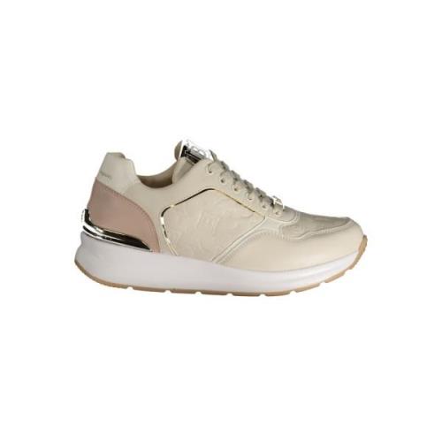 Beige Sneaker met Contrastdetails Laura Biagiotti , Beige , Dames