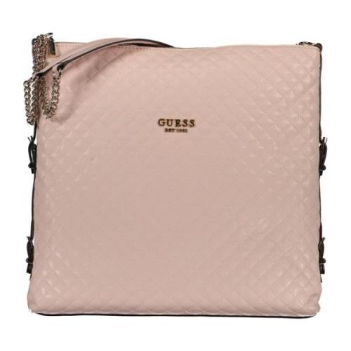 Chic Pink Chain Handle Shoulder Bag Guess , Pink , Dames