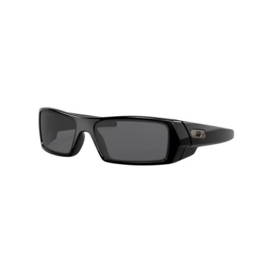 Sportieve zonnebril Rechthoekig Zwart Transparant Oakley , Black , Her...