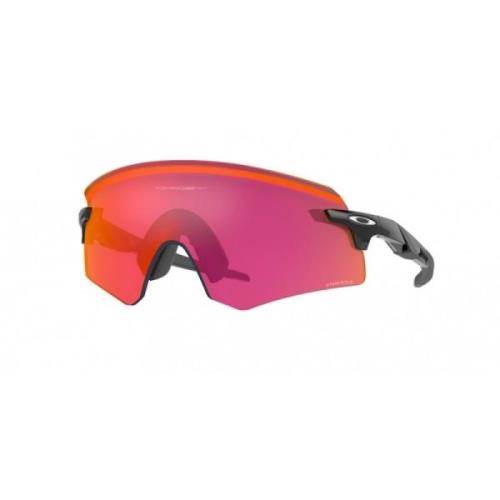 Encoder Zonnebril Zwart 947102 Oakley , Black , Heren