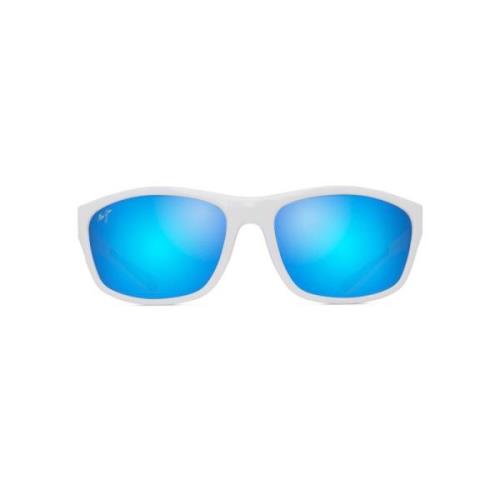 Blue Hawaii Nuu Landing Zonnebril Maui Jim , White , Unisex