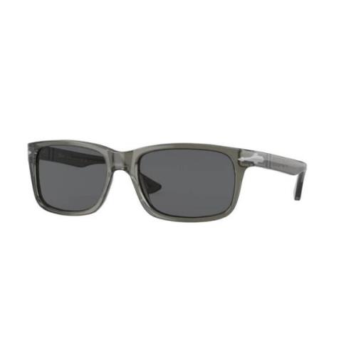 Klassieke Grijze Zonnebril met Donkere Lenzen Persol , Gray , Heren