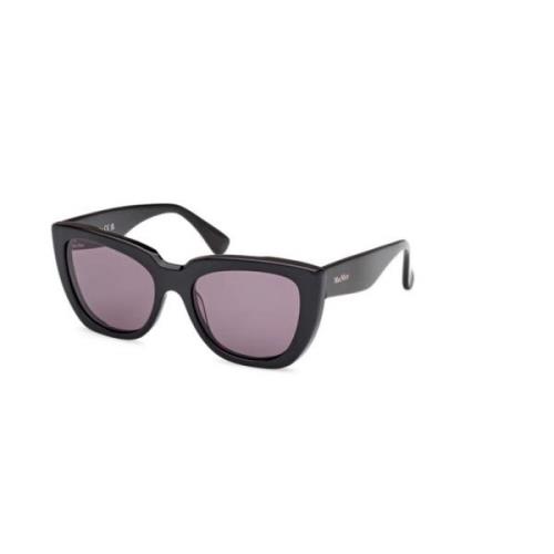 Shiny Black Smoke Zonnebril Max Mara , Black , Dames