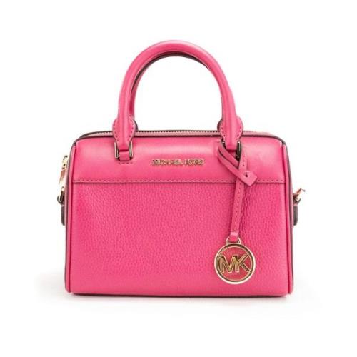 Karmijnroze Leren Crossbody Tas Michael Kors , Pink , Dames