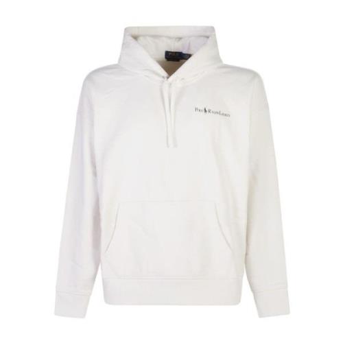 Witte Logo Print Hoodie Polo Ralph Lauren , White , Heren