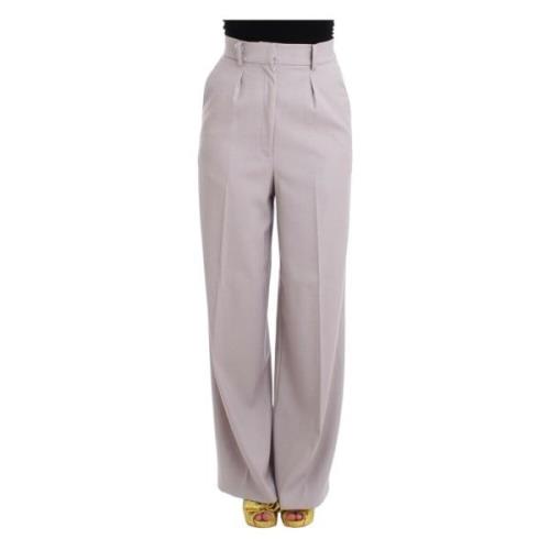 Elegante hoge taille grijze broek Roberto Cavalli , Gray , Dames