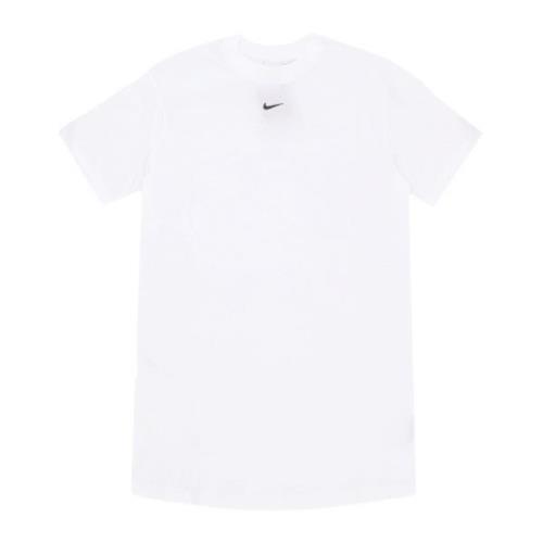 Essentiële Tee Jurk Wit/Zwart Nike , White , Dames