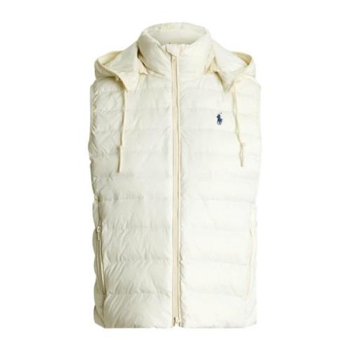 Waterafstotende Gewatteerde Bodywarmer Ralph Lauren , White , Dames