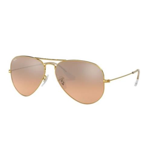 Klassieke Aviator Zonnebril Goud Zilver/Roze Ray-Ban , Yellow , Unisex