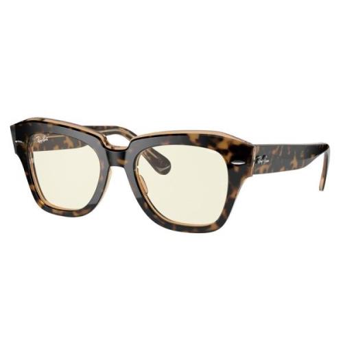 Vierkante Stijl Zonnebril Fotochromisch Ray-Ban , Brown , Unisex