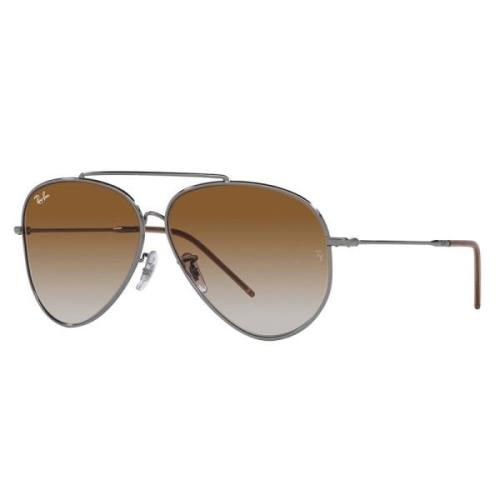 Reverse Aviator Zonnebril Bruin Verloop Ray-Ban , Brown , Unisex