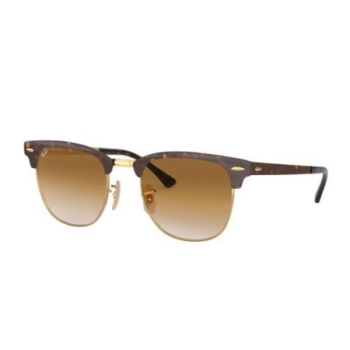 Klassieke Metalen Clubmaster Zonnebril Ray-Ban , Yellow , Unisex