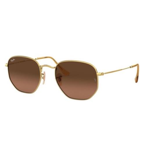 Hexagonale zonnebril met platte lenzen Ray-Ban , Yellow , Unisex