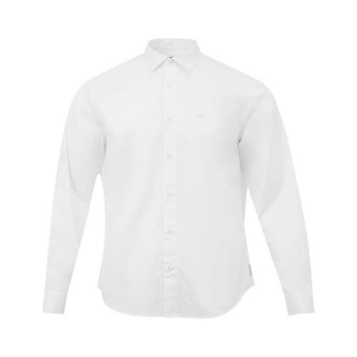 Elegante witte katoenen overhemd voor mannen Armani Exchange , White ,...