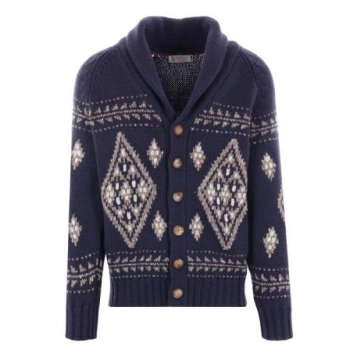 Luxe Sweaters Collectie Brunello Cucinelli , Multicolor , Heren