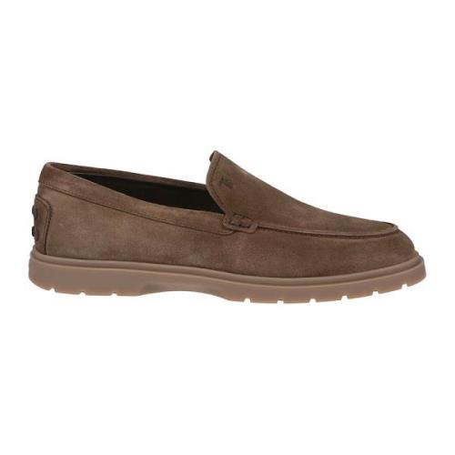 Klassieke Leren Loafers Tod's , Brown , Heren