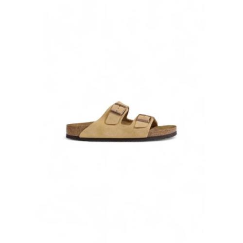 Suede Damesschoenen Herfst/Winter Collectie Birkenstock , Beige , Dame...