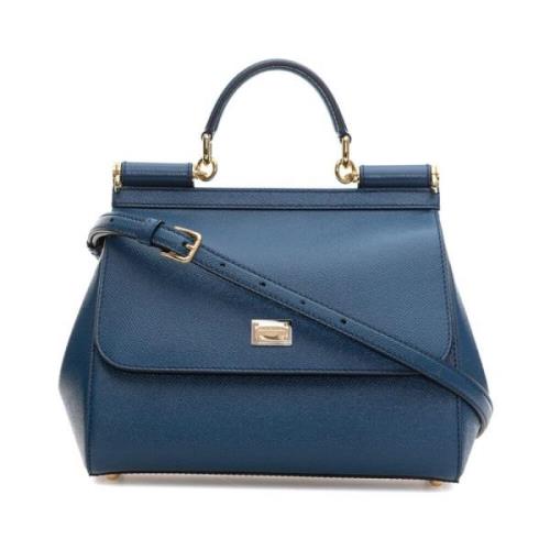 Stijlvolle Sicily Tas Dolce & Gabbana , Blue , Dames