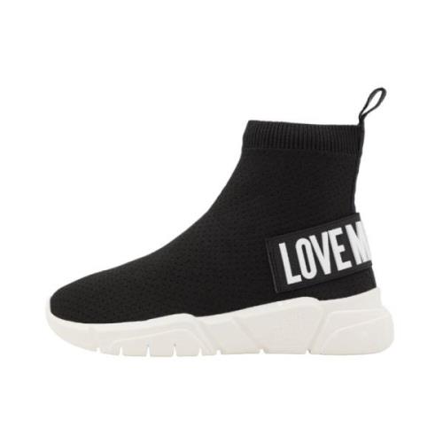 Damessneakers Love Moschino , Black , Dames