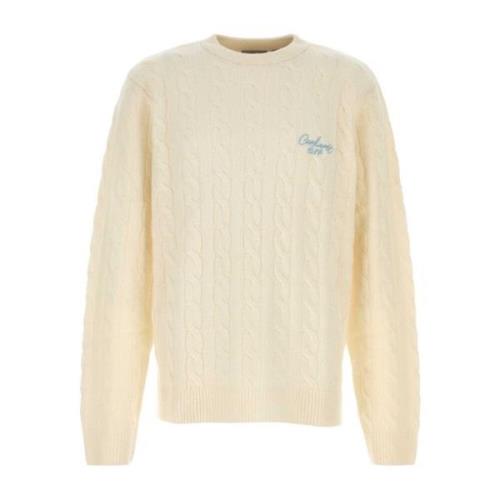 Ivory Signature Sweater Carhartt Wip , White , Heren