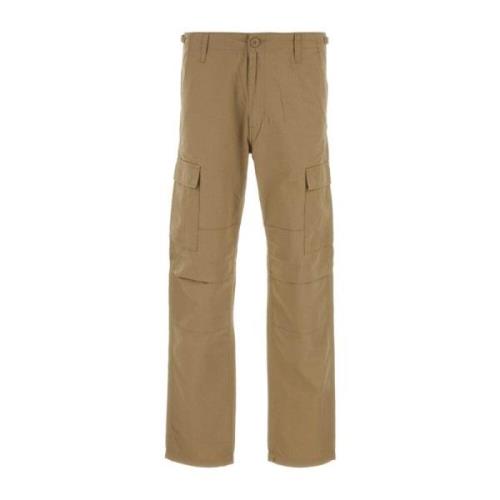 Katoen Aviation Pant Carhartt Wip , Beige , Heren