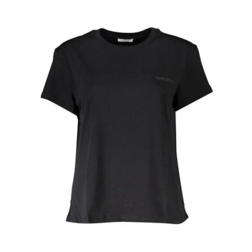 Chique Biologisch Katoenen T-shirt Patrizia Pepe , Black , Dames